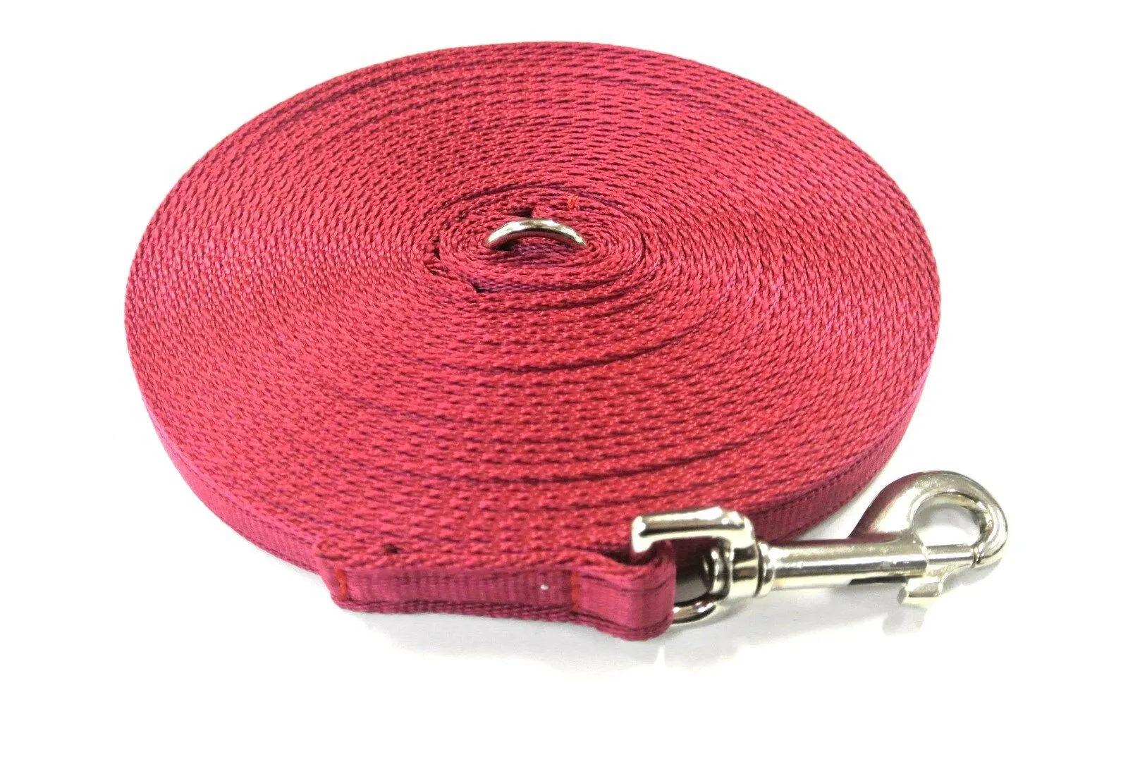 5ft - 50ft Dog Training Lead Obedience Recall Leash Long Dog Lead 25mm Cushion Webbing