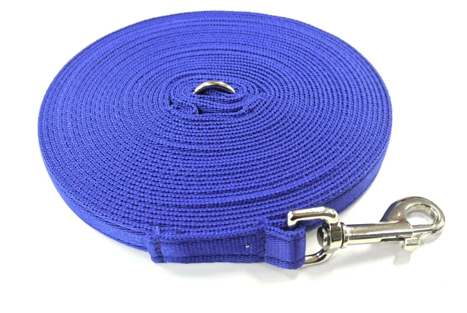 5ft - 50ft Dog Training Lead Obedience Recall Leash Long Dog Lead 25mm Cushion Webbing