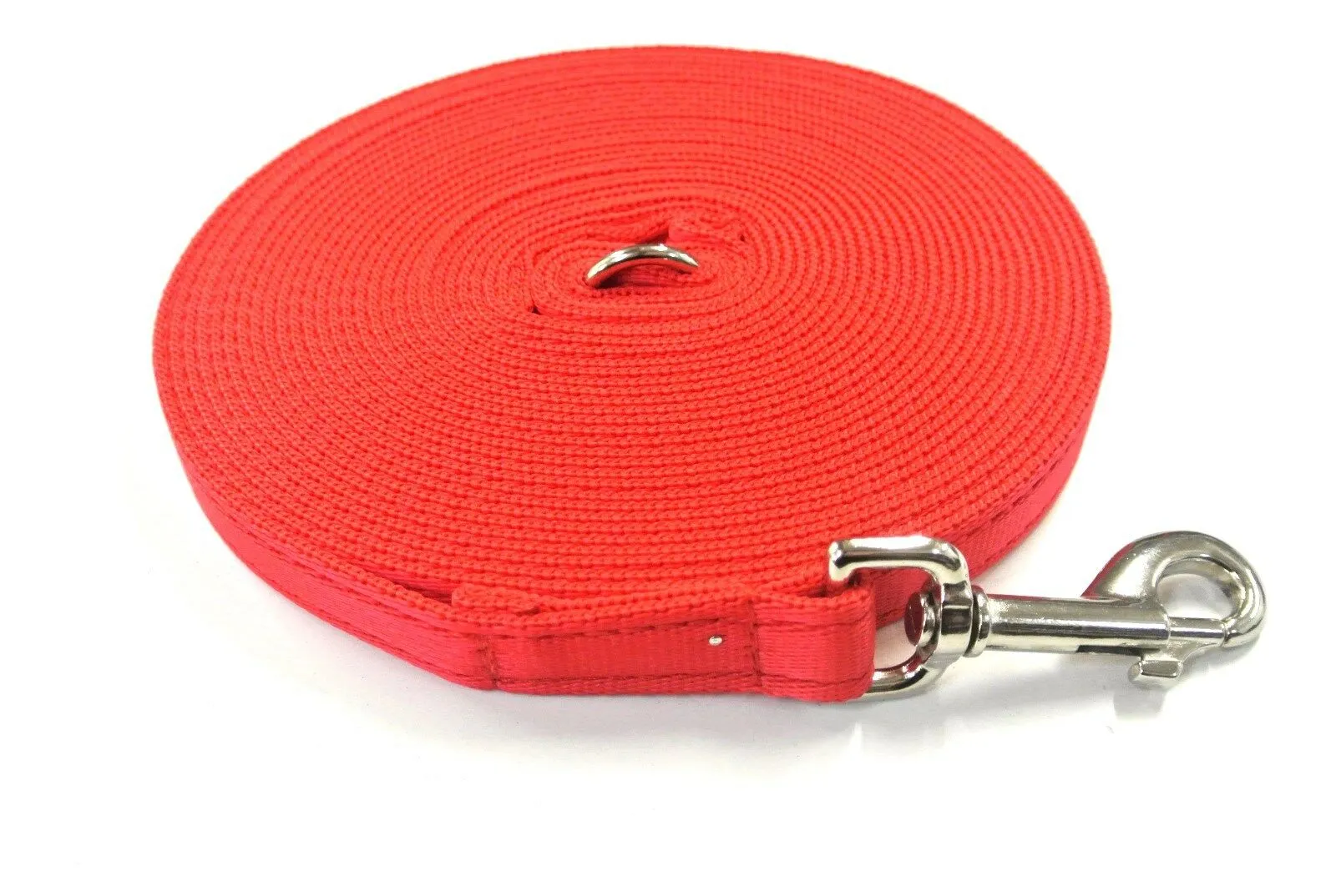 5ft - 50ft Dog Training Lead Obedience Recall Leash Long Dog Lead 25mm Cushion Webbing