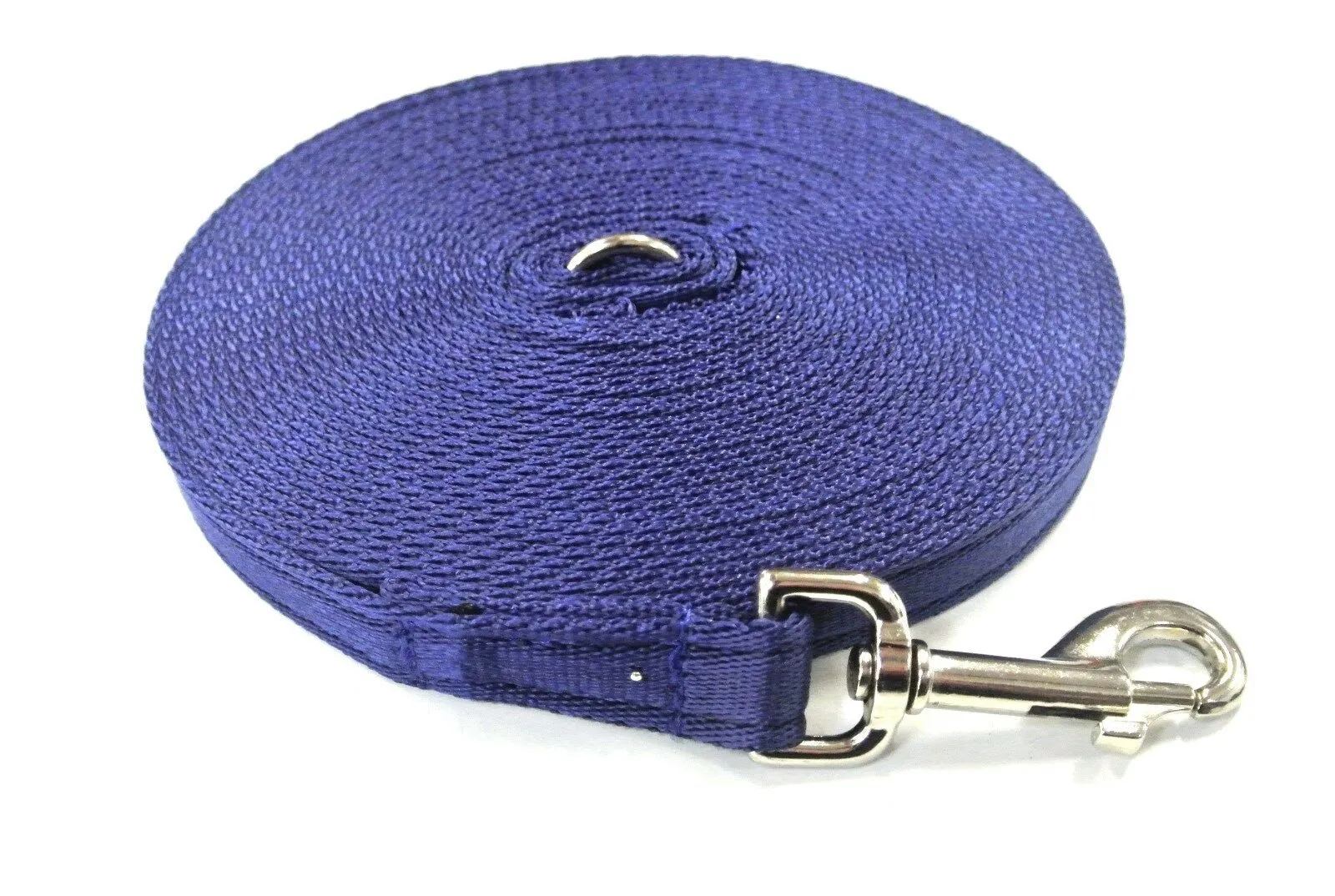 5ft - 50ft Dog Training Lead Obedience Recall Leash Long Dog Lead 25mm Cushion Webbing