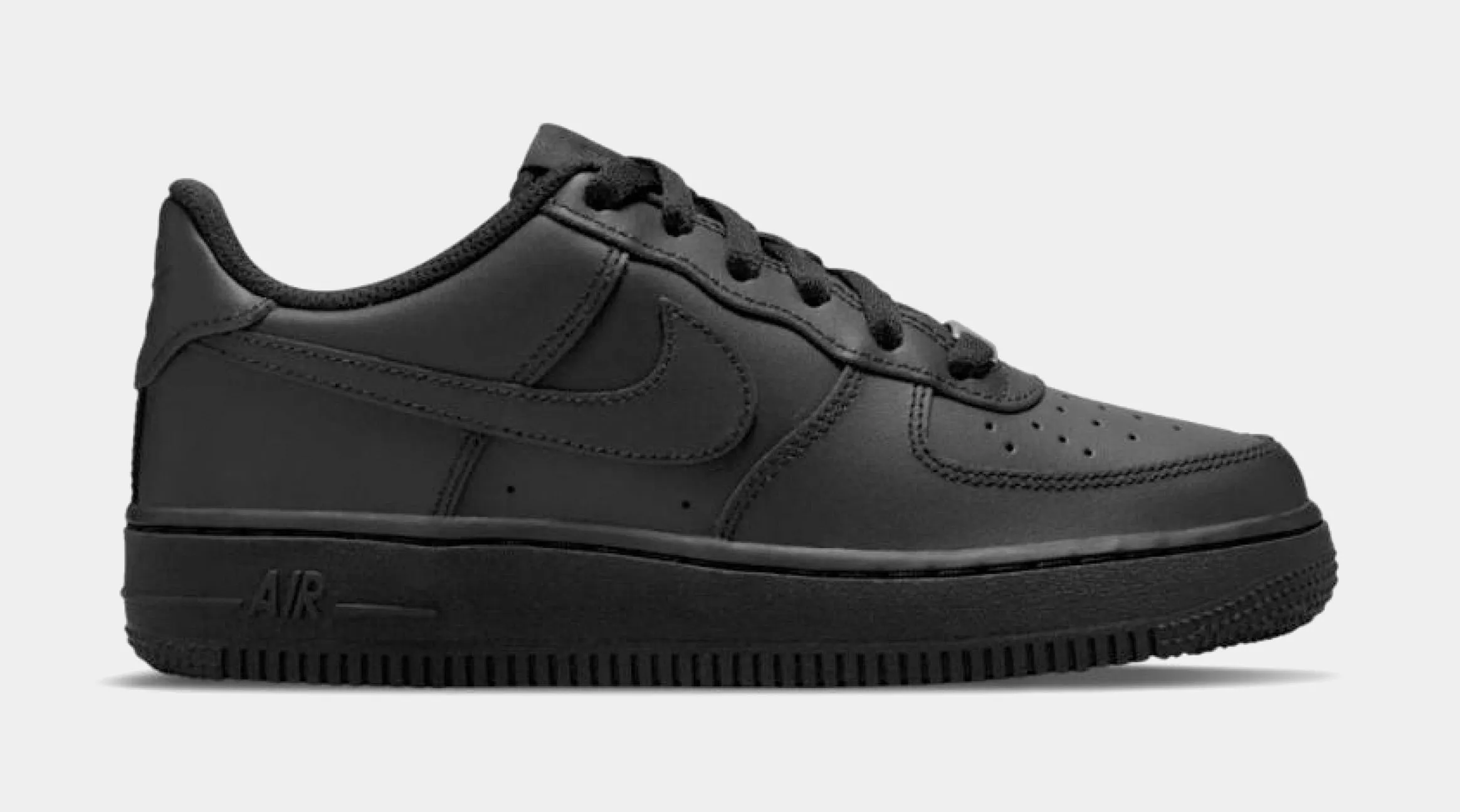 Air Force 1 Low LE Grade School Lifestyle Shoes (Black/Black)