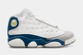 Air Jordan 13 Retro French Blue Preschool Lifestyle Shoes (White/Blue) Free Shipping