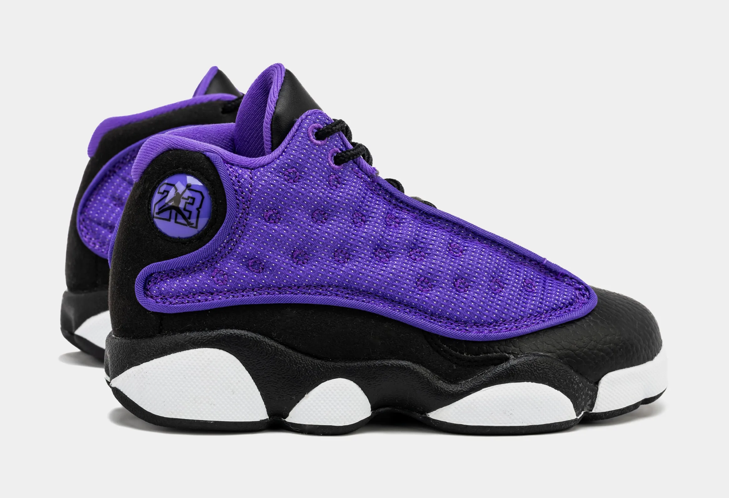 Air Jordan 13 Retro Purple Venom Preschool Lifestyle Shoes (Black/Purple)