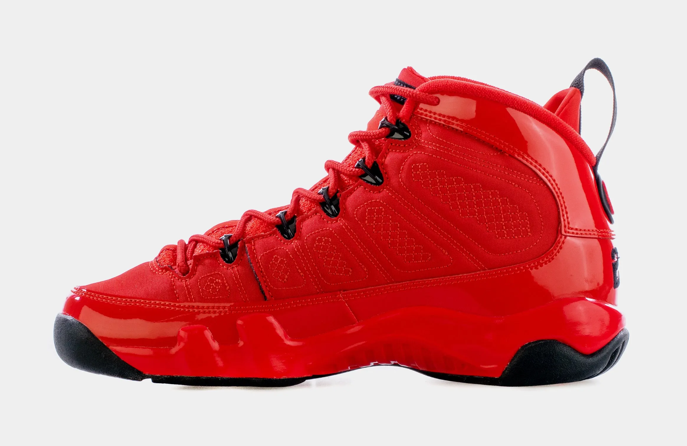 Air Jordan 9 Retro Chile Red Grade School Lifestyle Shoes (Red)