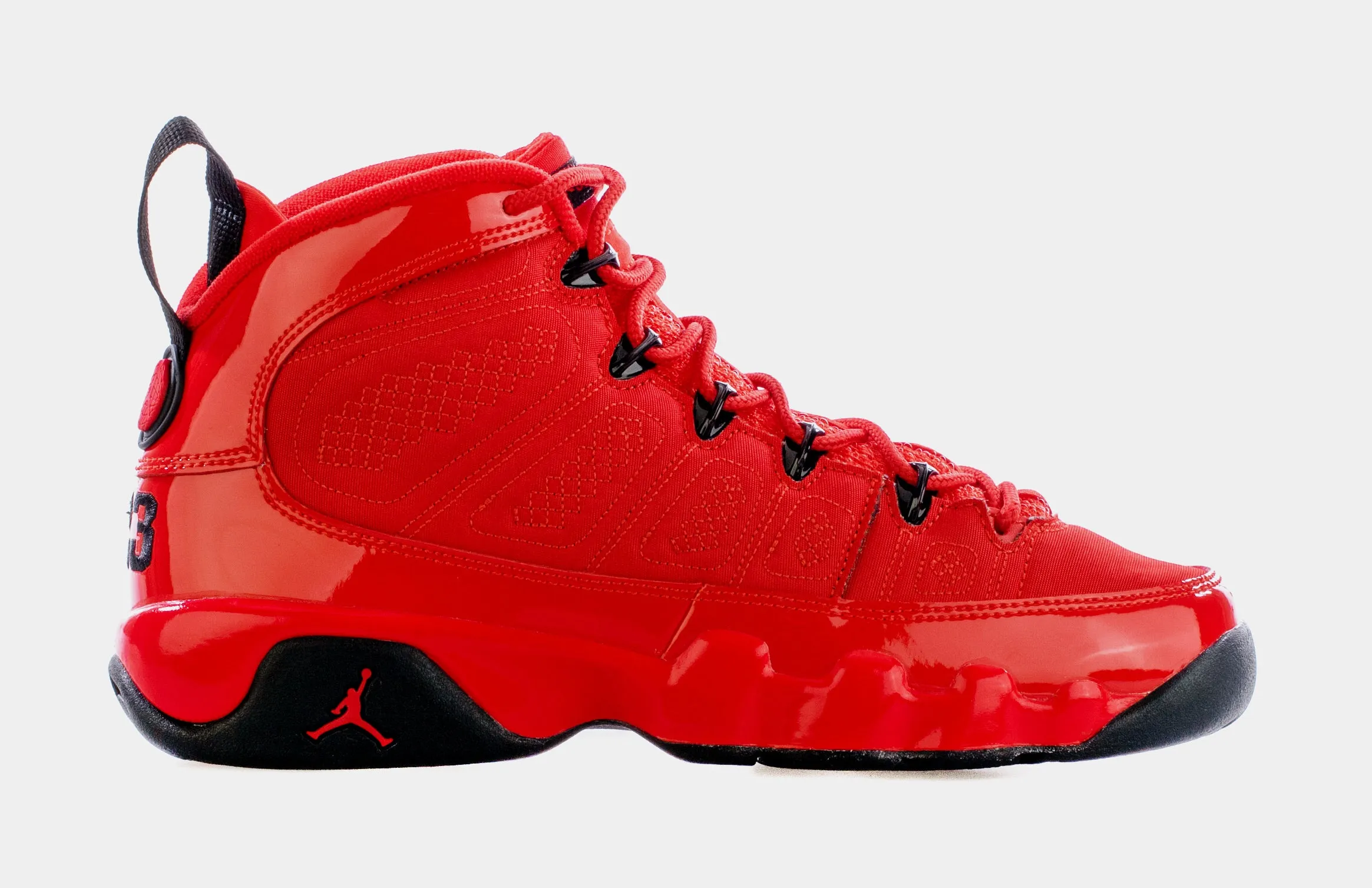 Air Jordan 9 Retro Chile Red Grade School Lifestyle Shoes (Red)