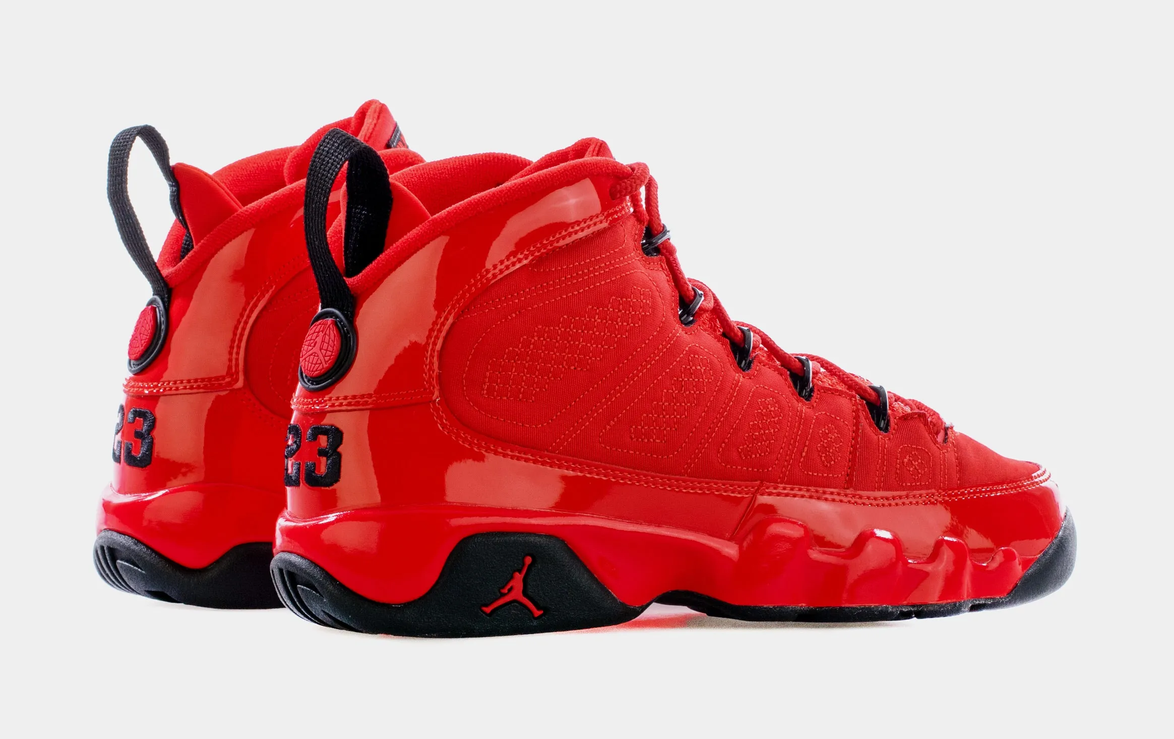 Air Jordan 9 Retro Chile Red Grade School Lifestyle Shoes (Red)