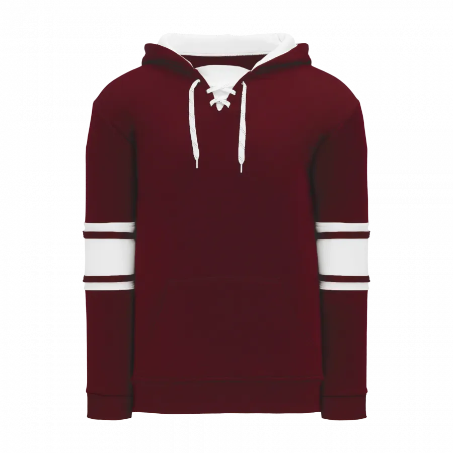 Athletic Knit A1845 Maroon/White