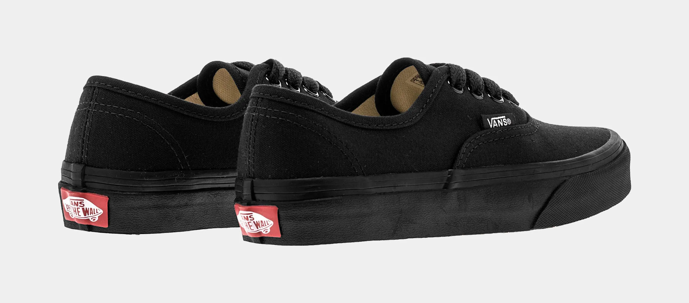 Authentic Low Preschool Skate Shoes (Black)