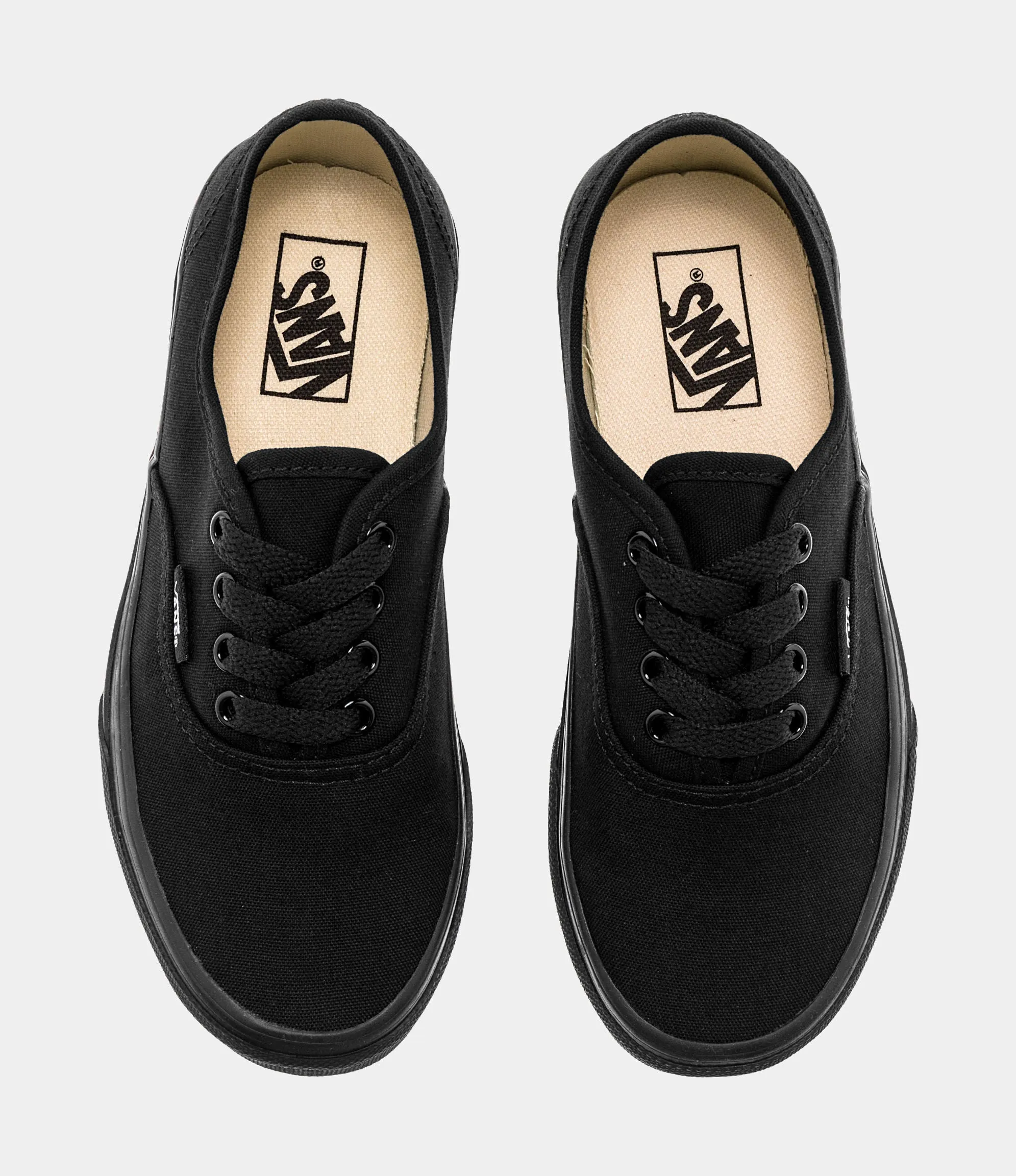 Authentic Low Preschool Skate Shoes (Black)