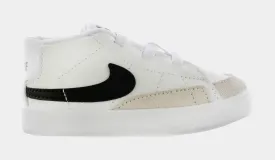 Blazer Mid Infant Toddler Lifestyle Shoes (White/Black)