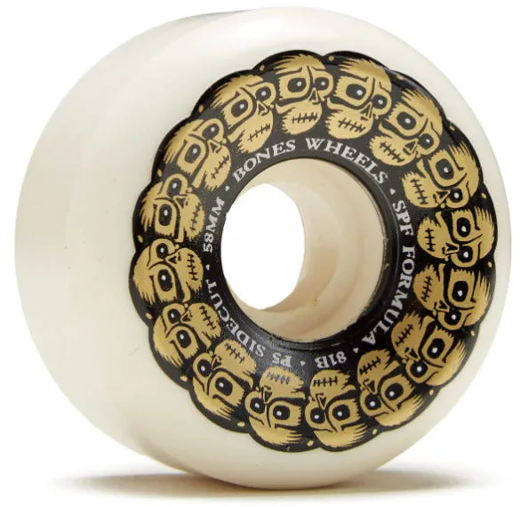 BONES WHEELS  CIRCLE SKULLS P5 SIDECUT 81B (56MM/60MM)