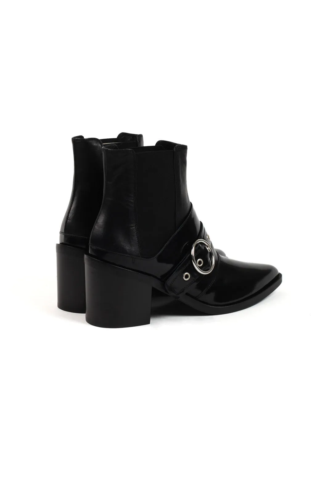 Buckle Detail Ankle Boots