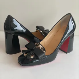 Christian Louboutin Patent Heeled Loafers