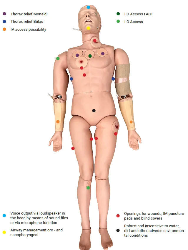 COMBAT CARL Care & Evacuation Training Manikin