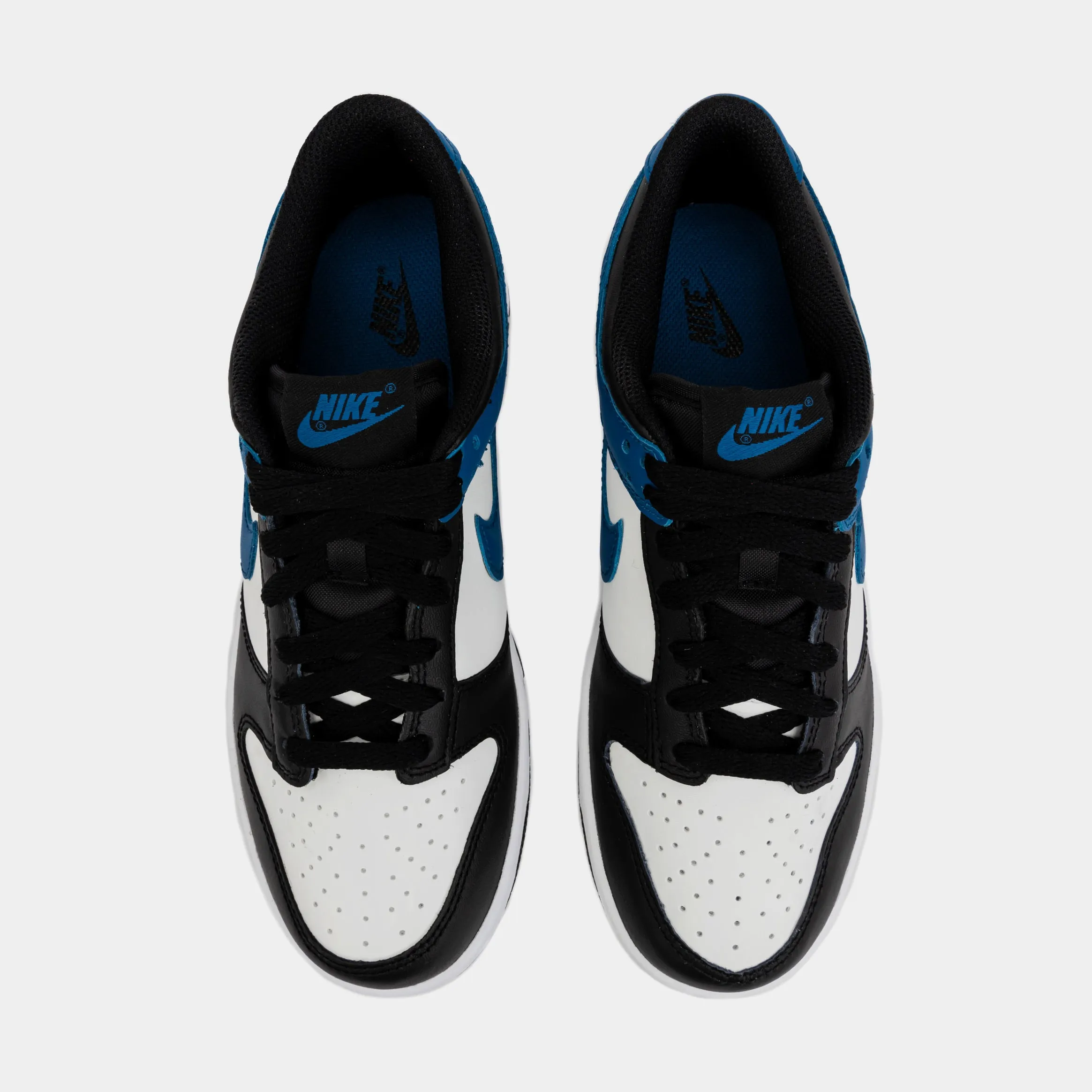 Dunk Low Grade School Lifestyle Shoes (Black/Blue) Free Shipping