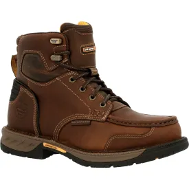 Georgia Mens Athens 360 Waterproof Brown Leather 6in Work Boots