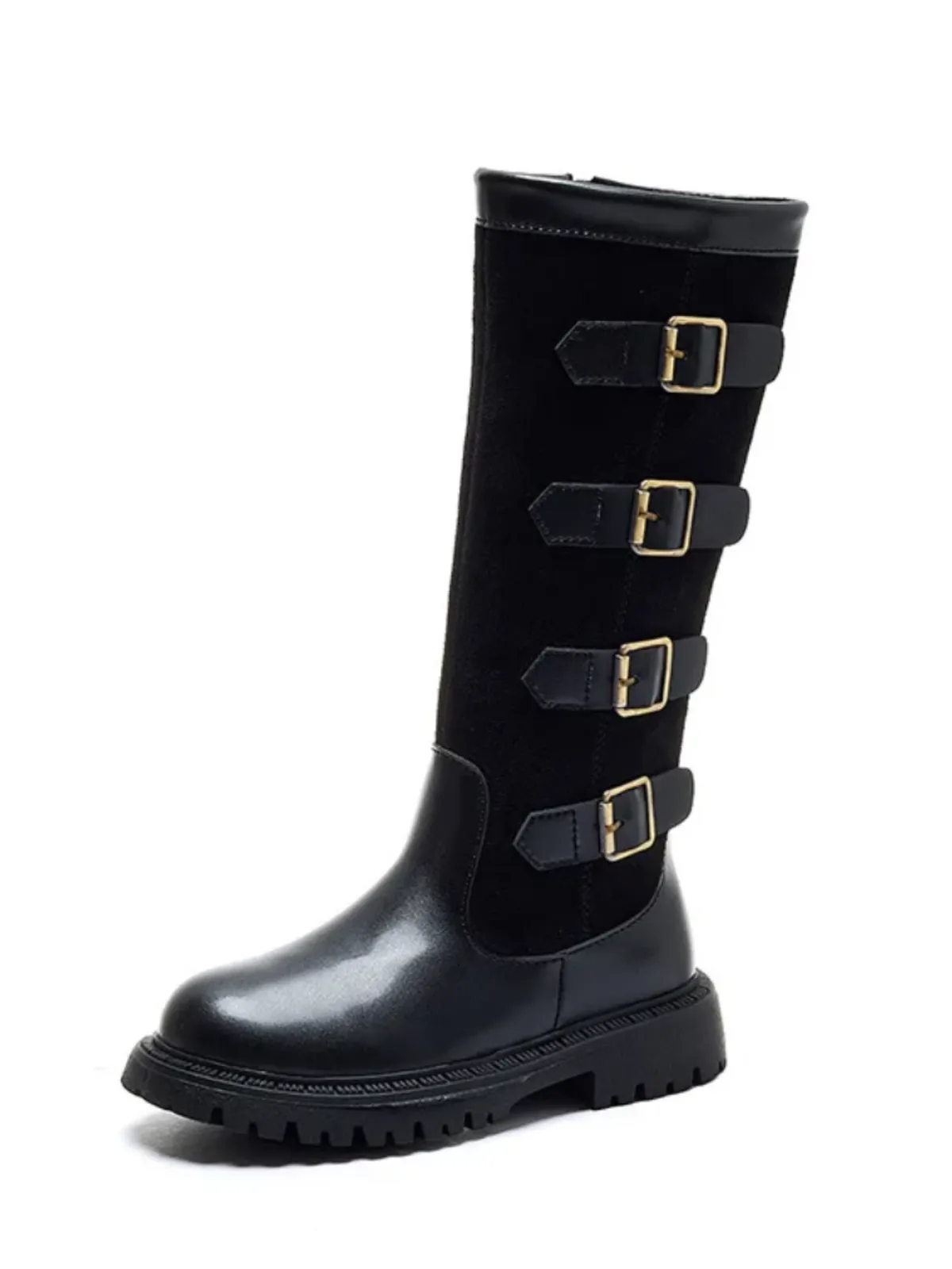 Girls High Top Fashion Knee-High Boots By Liv and Mia