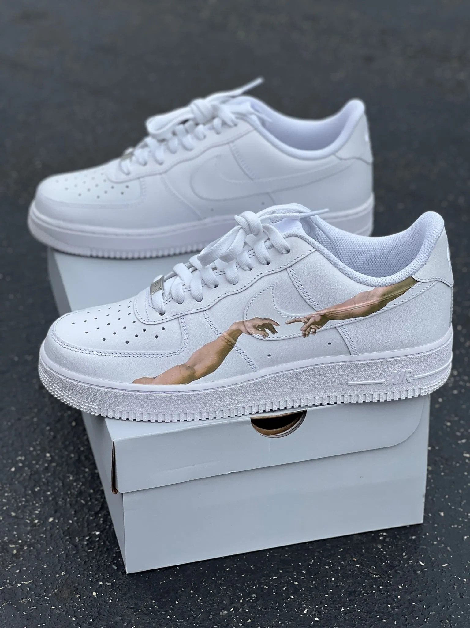 God Hands - Custom Nike Air Force 1 - Custom Nike Shoes