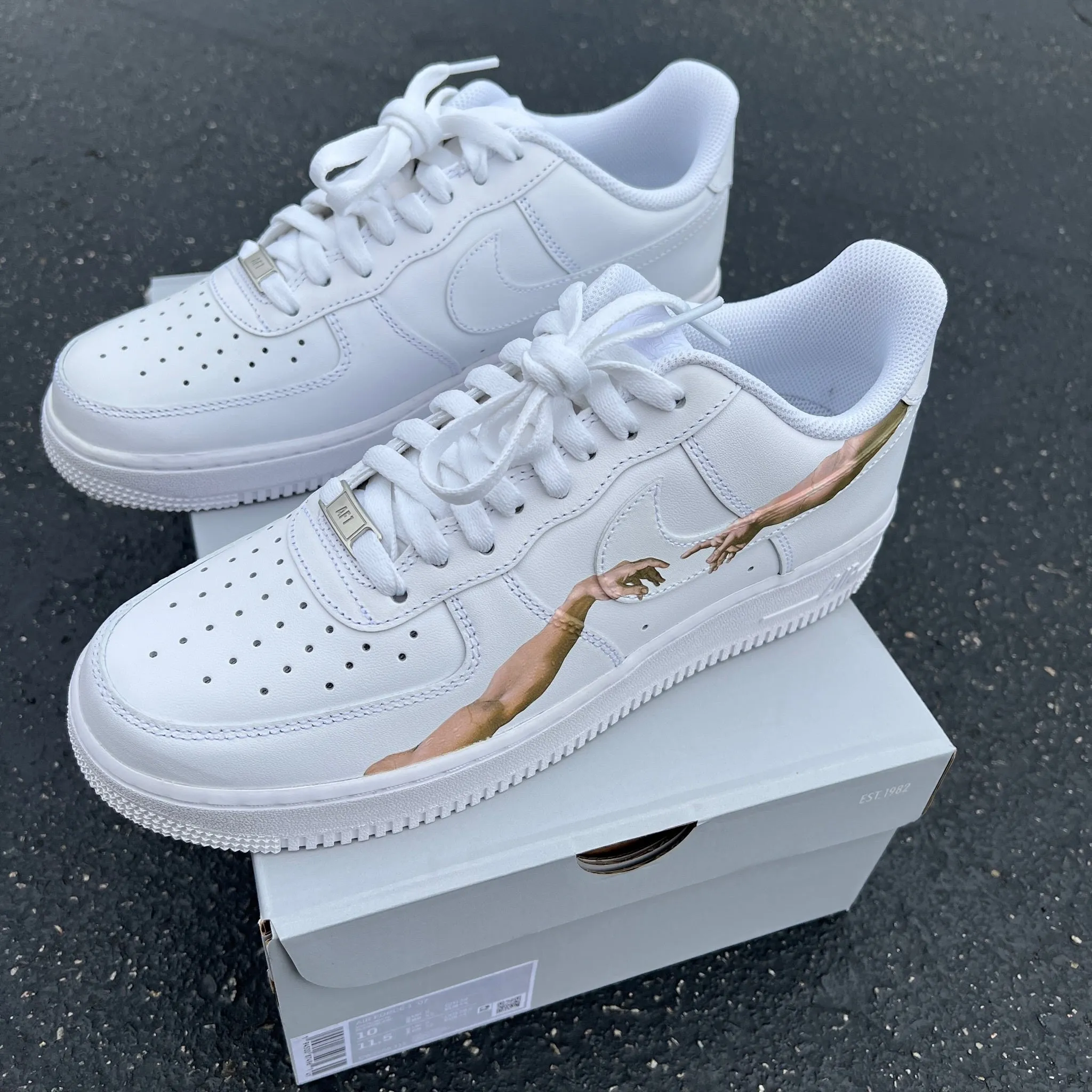 God Hands - Custom Nike Air Force 1 - Custom Nike Shoes