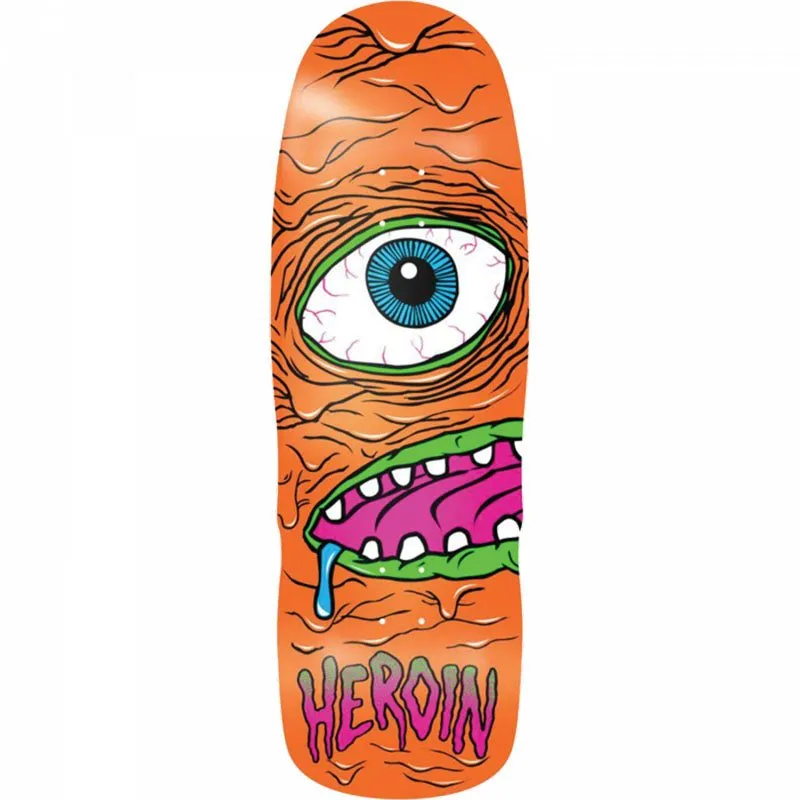 Heroin 10.4" x 32" MEGA MUTANT Orange Skateboard Deck