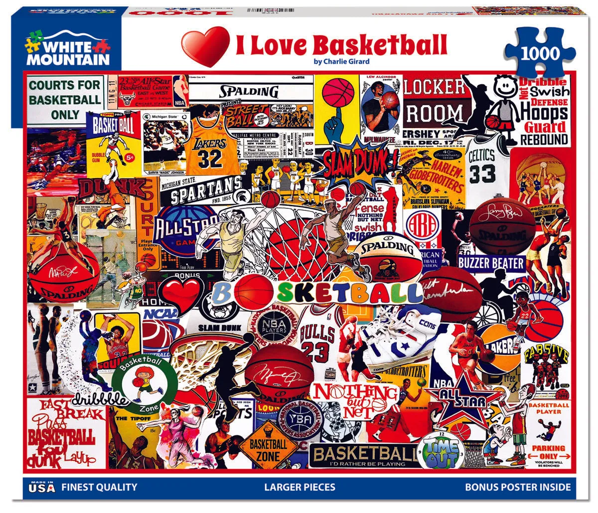 I Love Basketball (1772pz) - 1000 Piece Jigsaw Puzzle