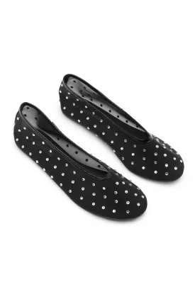 Jade Ballet Flats Black