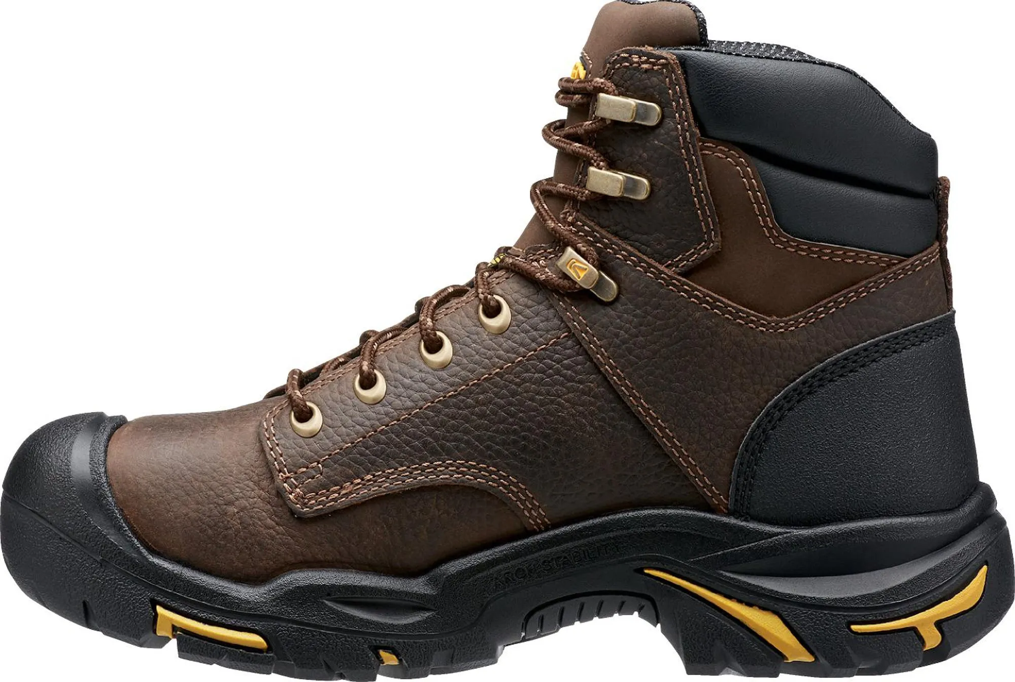 Keen Utility Cascade Brown Mens Mt Vernon 6in WP Nubuck Work Boots