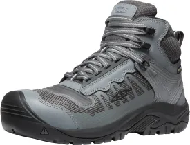 Keen Utility Mens Reno Mid KBF WP Magnet/Black Leather Work Boots