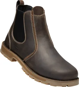 Keen Utility Mens Seattle Romeo Soft Toe Cascade Brown/Black Leather Work Boots