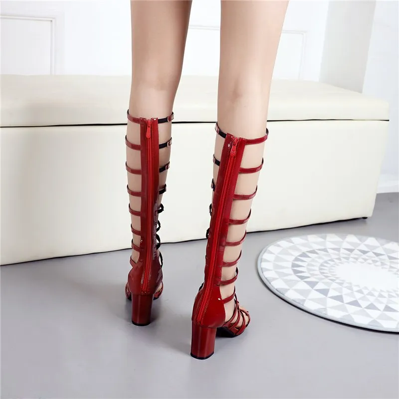 knee-high Boots High Heels Summer