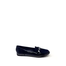 Latasha Stitched Bow Tasselled Loafer