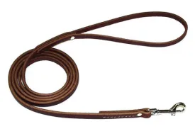 Leather Brothers Flat Latigo Lead (Black, 1/2" x 6')