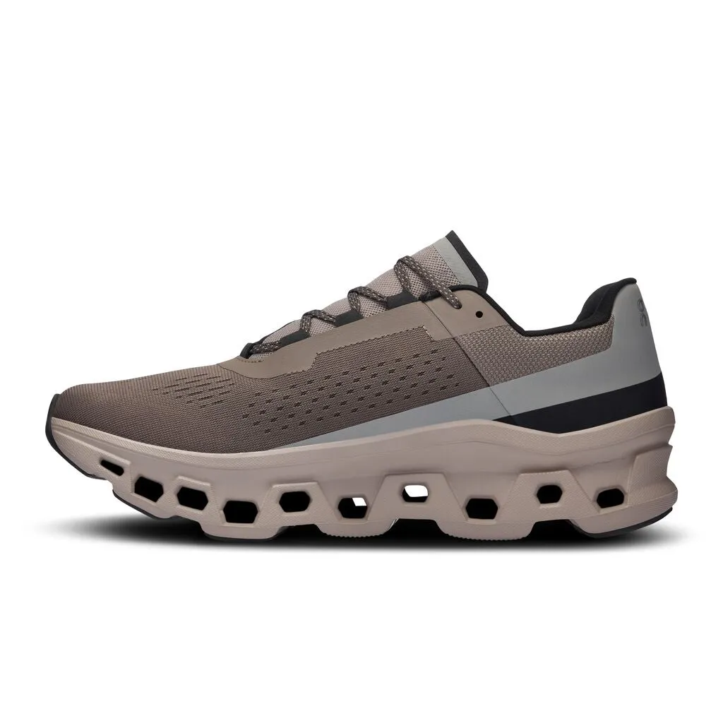 Men's On Cloudmonster Color: Cinder | Fog