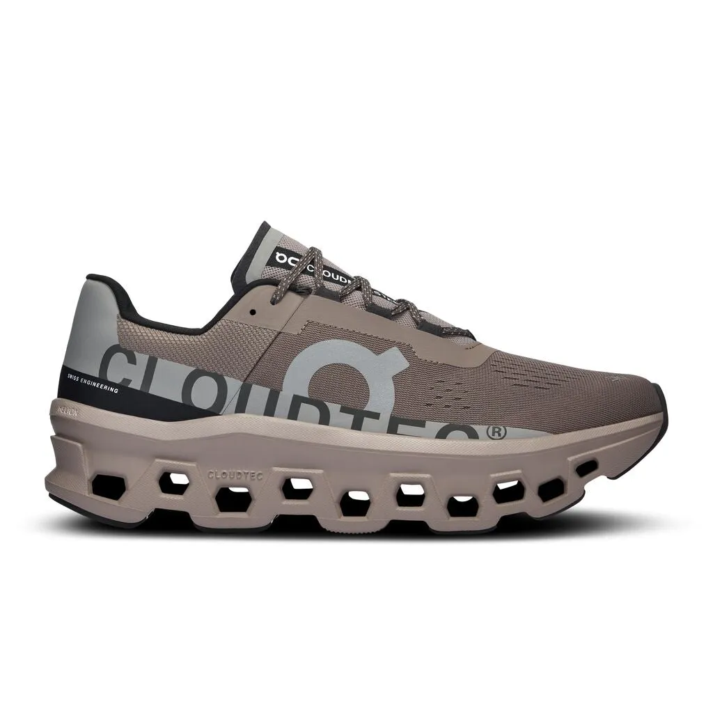 Men's On Cloudmonster Color: Cinder | Fog