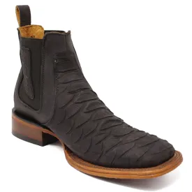 Men´s Quincy Square Toe Ankle Boots Python Print Q82B5705