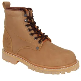 Men's Steel Toe Leather Safety Construction Work Boot