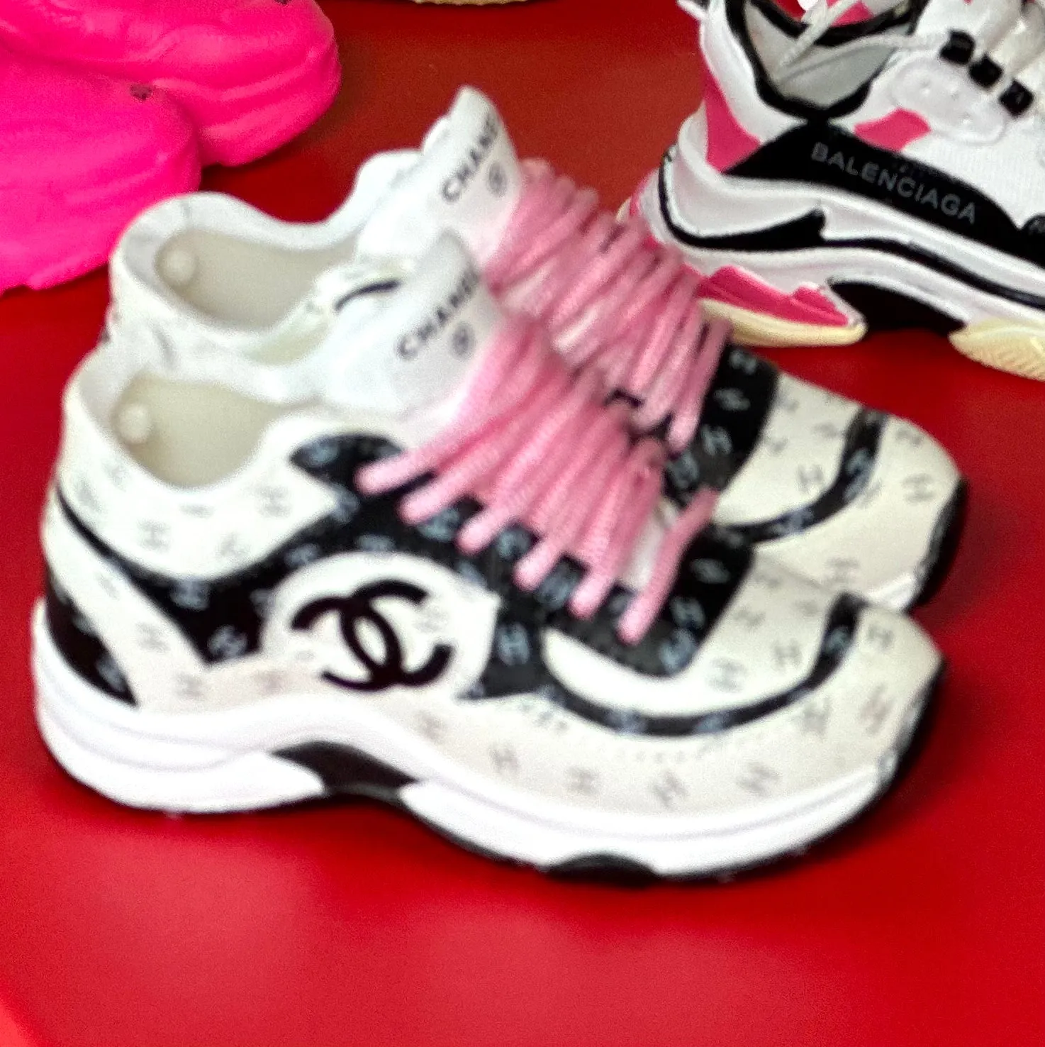 Miniature shoes for barbie 1/6 scale tennis shoes luxury shoes