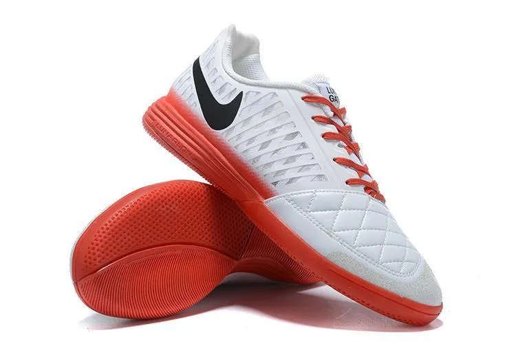 Nike Lunar Gato II IC Soccers Cleats Shoes Orange White