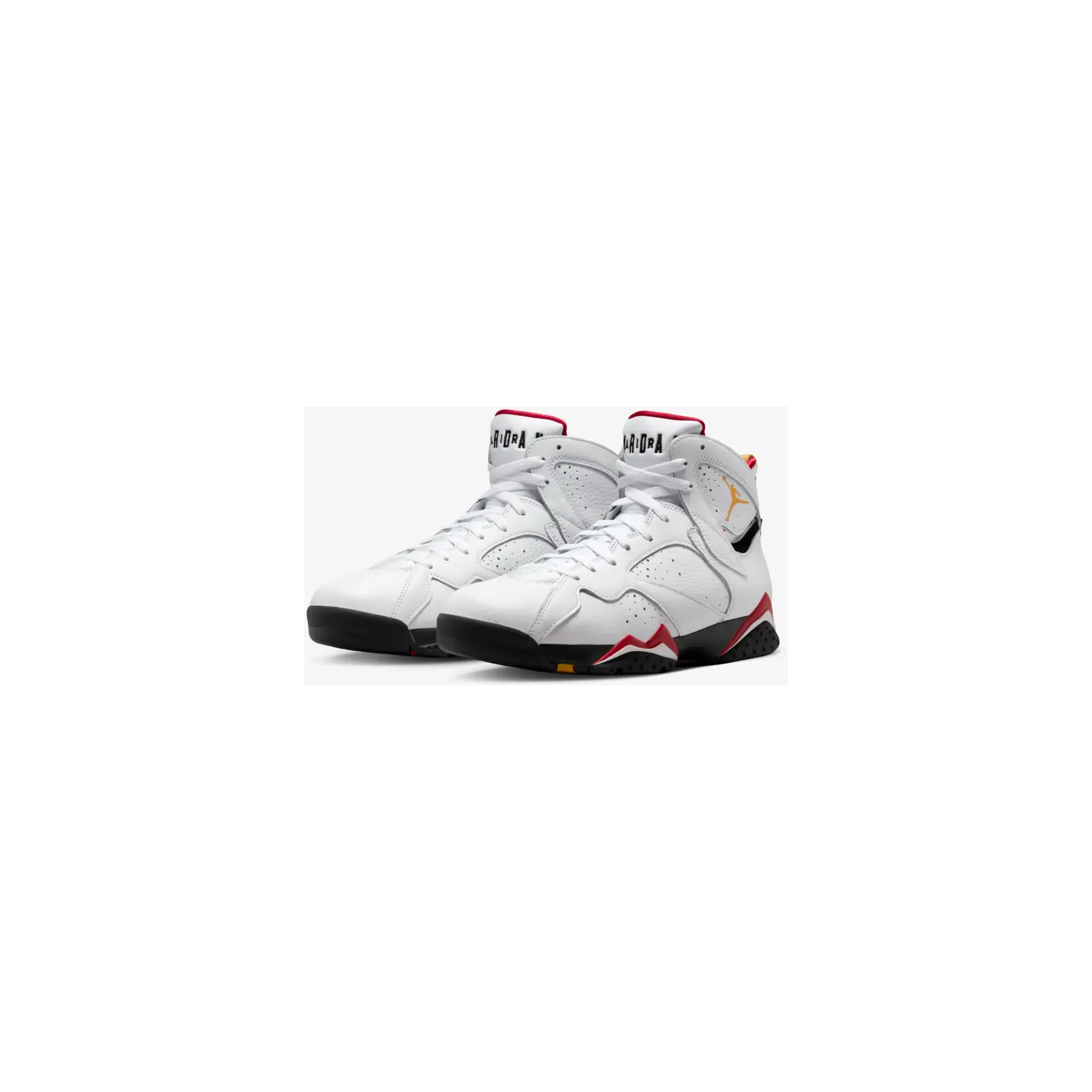 Nike Men's Air Jordan 7 Shoes - White / Black / Cardinal Red / Chutney