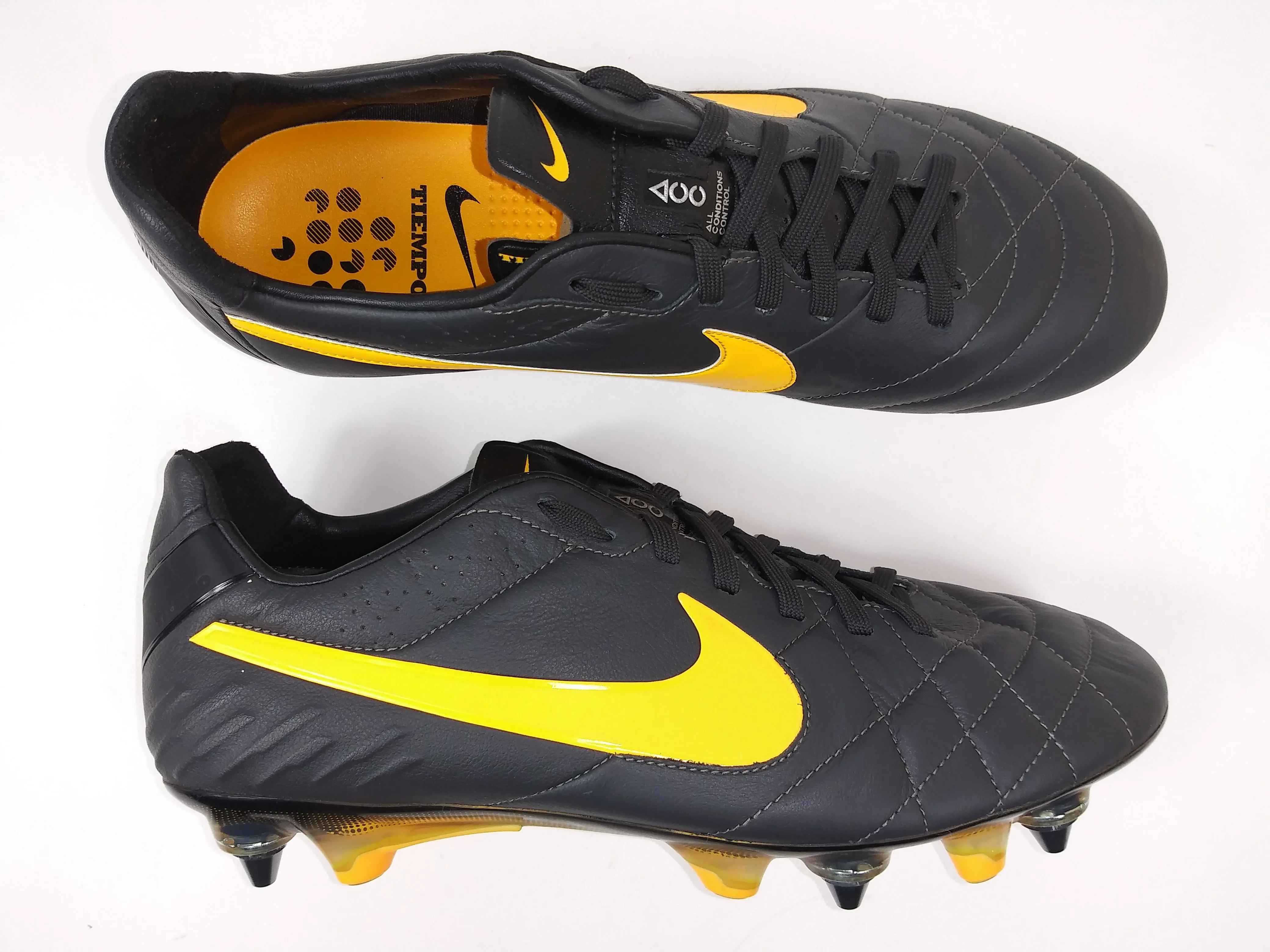 Nike Tiempo Legend IV SG-PRO Black Orange (Made in Italy)