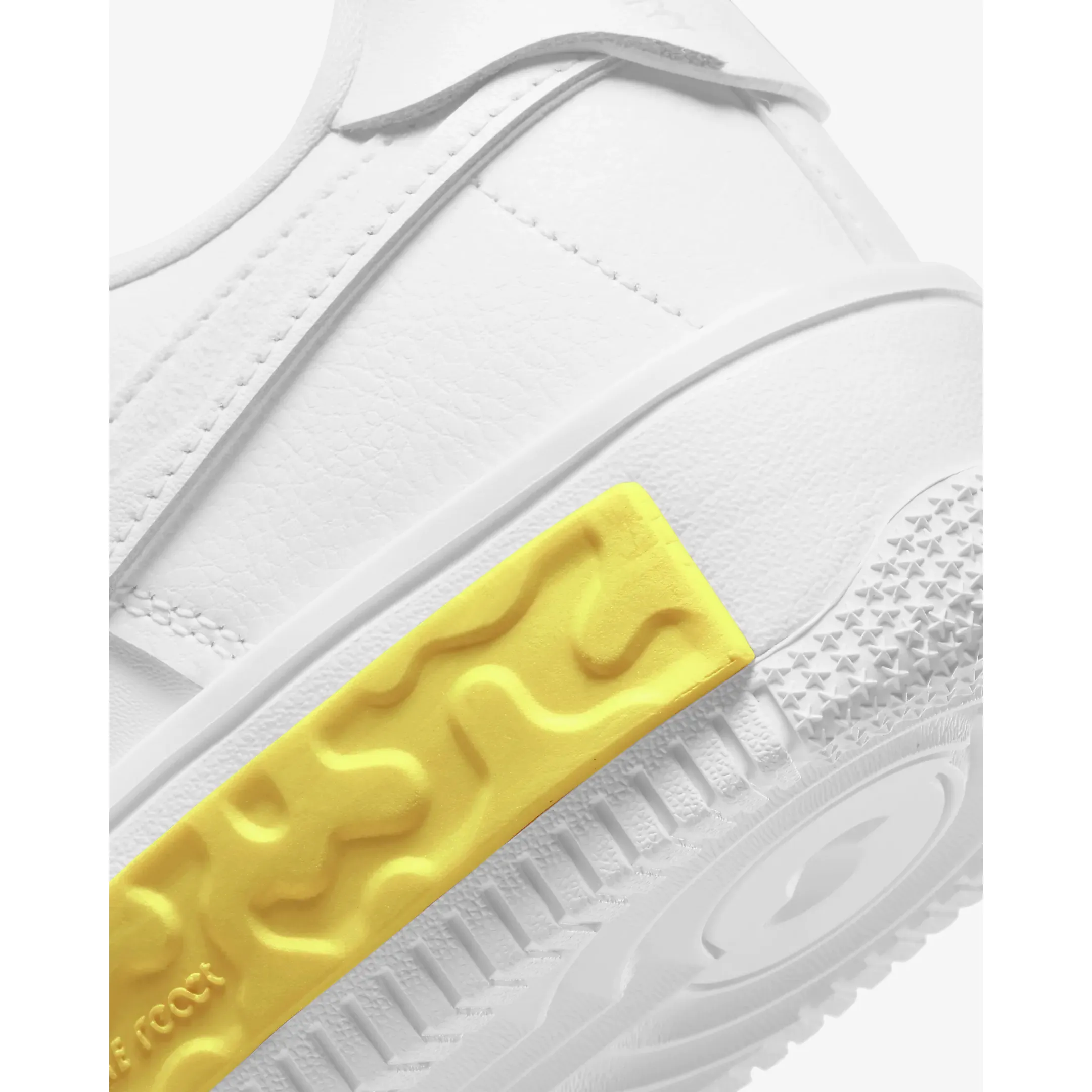 Nike Women's Air Force 1 Fontanka Shoes - Summit White / Photon Dust / Opti Yellow