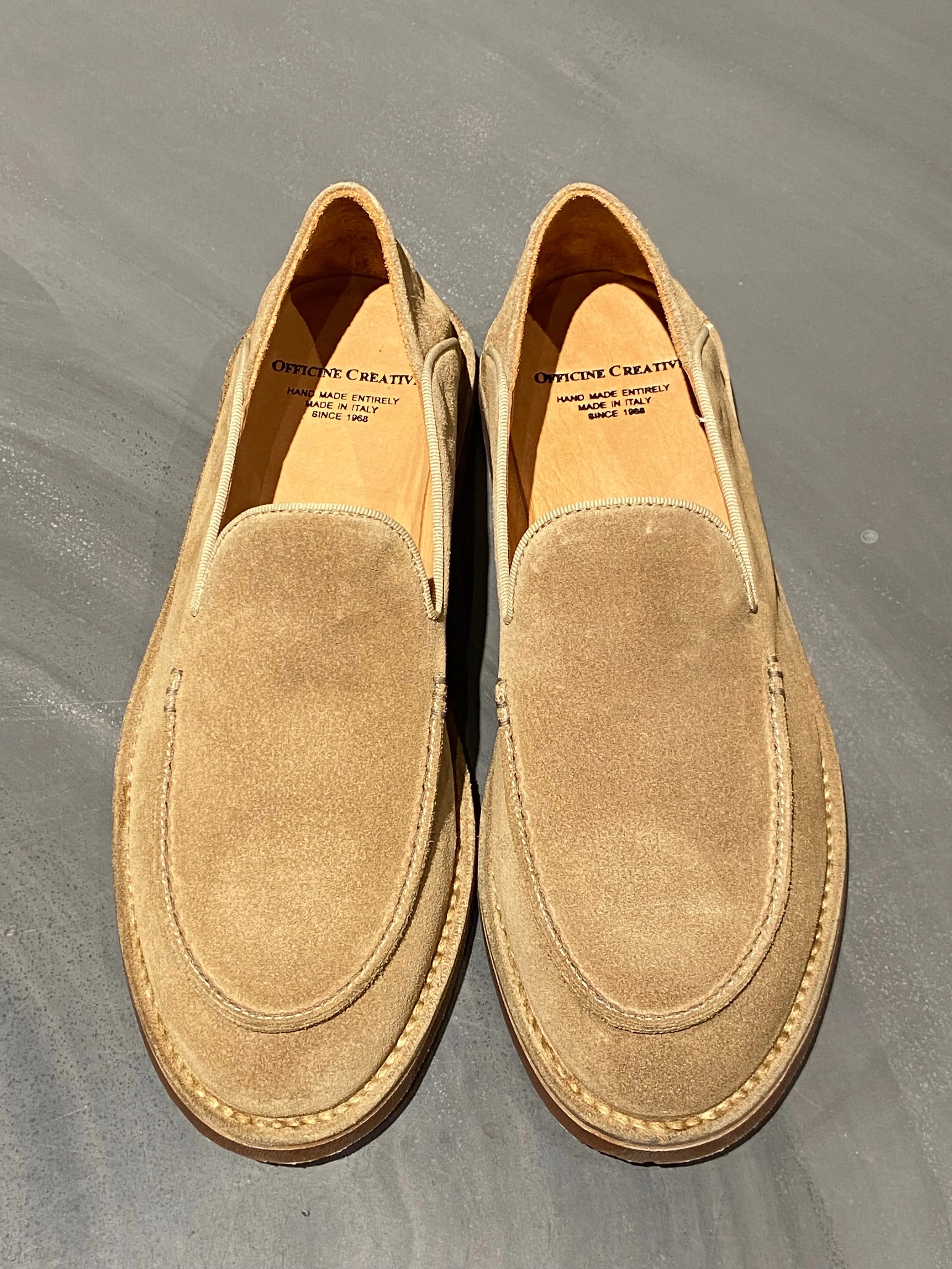 OFFICINE CREATIVE KENT/007 LOAFER SUEDE BROWN