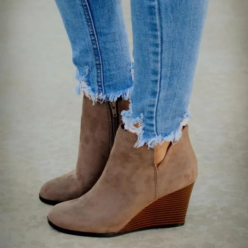 Platform Ankle Boots