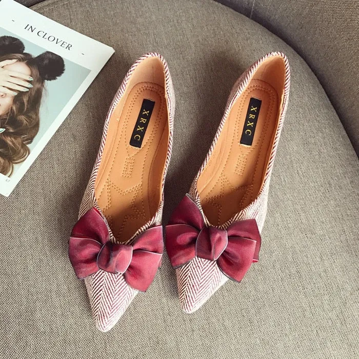 Pointed Toe Sweet Soft Sole Flat Shoes