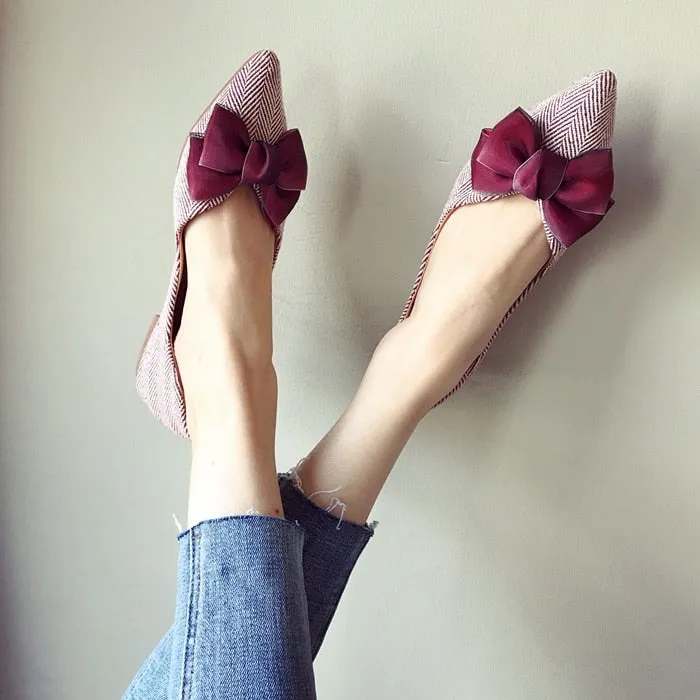 Pointed Toe Sweet Soft Sole Flat Shoes