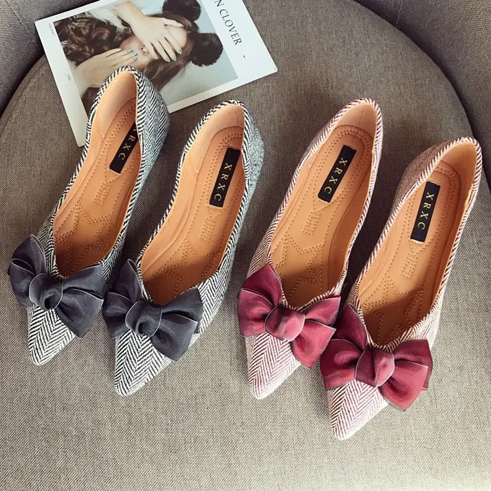 Pointed Toe Sweet Soft Sole Flat Shoes