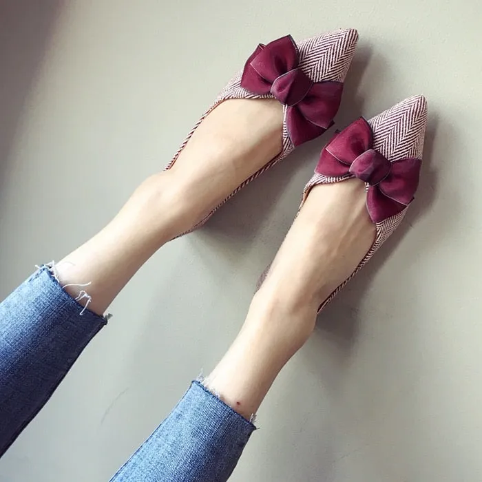 Pointed Toe Sweet Soft Sole Flat Shoes