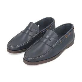 Sea Blue Monaco Penny Loafers