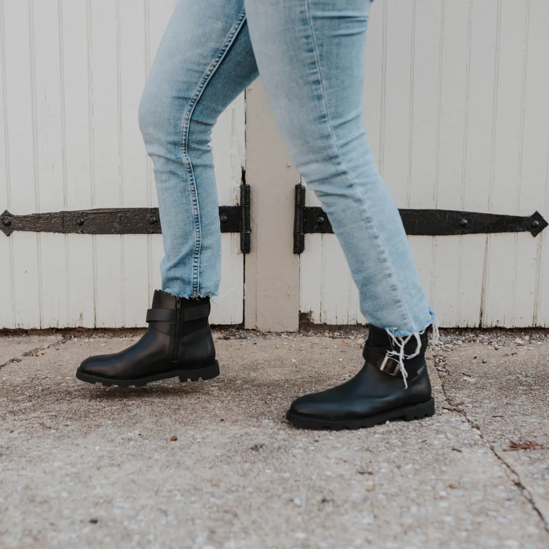 The Black Boot - Steel Toe Boot for Women