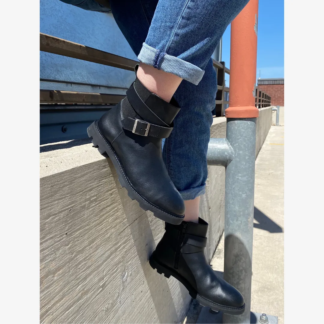 The Black Boot - Steel Toe Boot for Women